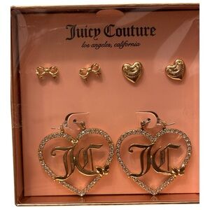 NWT Juicy Couture Set of Earrings